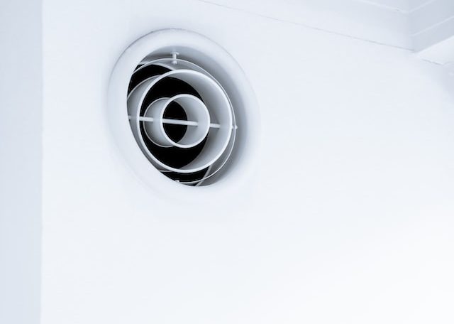 round white exhaust fan